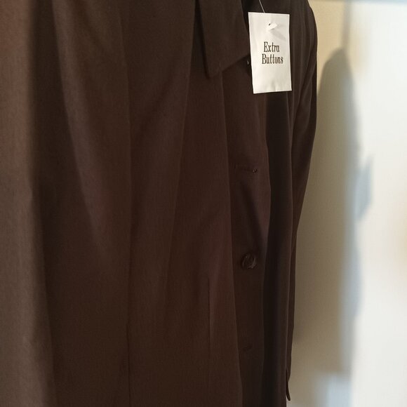 Talbots Brownish / very dark purple suit jacket set of top and bottom size 10 - Picture 7 of 15